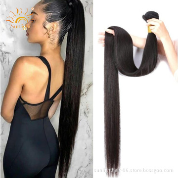 Wholesale Grade 10A 100% Virgin Human HairBundles india Virgin HairStraightBundles with closure raw indian hair vendors